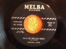 VIRGINIA LOWE I'm In Love With Elvis Presley 45 rpm MELBA 1956 Rockabilly