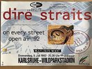 DIRE STRAITS  1992 KARLSRUHE   --  Tour Poster - Concert Poster  84X60cm