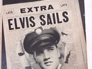 ELVIS PRESLEY PRESS INTERVIEW EP 1958 ELVIS SAILS W/1959 CALENDAR ON BACK