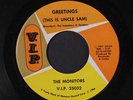 MONITORS: Greetings (this Is Uncle Sam) / Number One In Your Heart 45 Soul