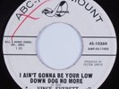Rockabilly 45 VINCE EVERETT I Ain't Gonna Be Your Low...ABC-PARAMOUNT HEAR promo