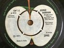 THE BEATLES GEORGE HARRISON MY SWEET LORD/ISIN'T IT PITY SINGLE 45 INDIA VG+