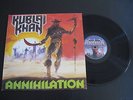 KUBLAI KHAN Annihilation LP 1St Press 1987 Thrash S.D.I. Metal Church Anthrax