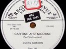 Curtis Gordon, 78 RPM Flexi Record,Rockabilly,Country, Caffeine & Nicotine ,RCA