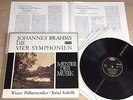BRAHMS Complete 4 Symphonies RAFAEL KUBELIK 1960s ED1 DECCA SXL 4LP Box MINT