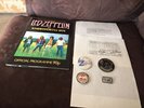 Led Zeppelin At Knebworth 1979 Official Programme, 4 Badges & Copy Of Ticket