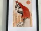 Framed/mounted Print - Monkey: Journey to the West A4 print, by Jamie Hewlett.