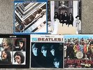 THE BEATLES 6 LP Record Lot: 1967-1970, Let It Be, Meet The Beatles, Sgt Peppers