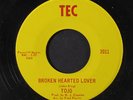 TOJO: Broken Hearted Lover / Blue Lover 45 (close to M-, winning Northern Soul