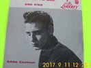 ONE KISS EDDIE COCHRAN 45 With PICTURE SLEEVE ORIGINAL NOT REISSUE