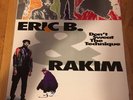Eric B & Rakim - Don't Sweat The Technique Vinyl UK press MCA10594 VG+ RARE