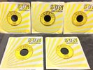 Original Set of 5 Elvis Presley Sun 45 Records 209 210 215 217 223