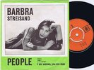 BARBRA STREISAND People b/w I Am Woman You Are Man Danish 45PS 1964