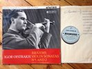 .rare SAX 2388 1st B/S IGOR OISTRAKH Brahms Violin Sonatas Nos. 1 & 2 GINZBURG