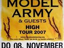 NEW MODEL ARMY - 2007 - Konzertplakat - Concert - High - Tourposter - Bremen