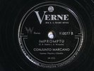 78 RPM -- Conjunto Marcano, Verne 0077, V+ Latin - Puerto Rican - Danza