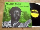 MAGIC SLIM - BORN ON A BAD SIGN LP Blues Morris Holt Nick Alabama Pettis SUPERB