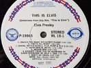 Elvis Presley- Armed Forces Radio (AFRTS) LP Record THIS IS ELVIS 1981 VERY RARE