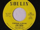 TONY OWENS: Confessin' A Feeling / Got'a Get My Baby Back Home 45 Funk