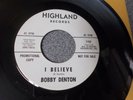 Bobby Denton I Believe white label promo on Highland mp3
