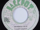 Reggae 45 CORNELL CAMPBELL Investigator JACKPOT HEAR