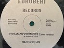 NANCY DEAN Too Many Promises EUROBEAT Bobby Orlando ITALO DISCO NRG VG++ HEAR