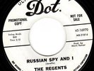 COOL CALIFORNIA 1966 GARAGE PSYCH 45 - RUSSIAN SPY & I - THE REGENTS - HEAR