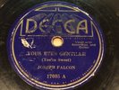 CAJUN FRENCH 78 JOSEPH FALCON YOU'RE SWEET DECCA 17005