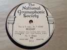 MOZART TRIO IN G MAJOR NO5 THE BUDAPEST TRIO NATIONAL GRAMOPHONIC SOC 159 & 160