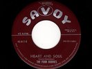 '51 Classic R&B/DooWop FOUR BUDDIES Heart and Soul/Sin SAVOY 817 M- HEAR BOTH