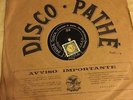 78 rpm; rare Enrico Caruso on rare 12 inch etched Pathe 84006-84004 grade E-