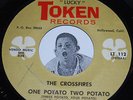 Garage 45 THE CROSSFIRES One Potato Two / That'll Be The Day Token TURTLES