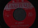 DONNIE & DELCORDS: So Lonely / When You're Alone 45 Vocal Groups