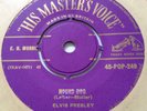 ELVIS PRESLEY: HOUND DOG/DON'T BE  CRUEL (GOLD HMV)