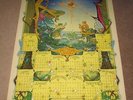 SOUND SPECTRUM - ORIGINAL 1970 HUGE PSYCHEDELIC CALENDAR POSTER