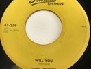 Lonnie Smithson 45 RPM - Will You/Quarter In The Jukebox - Starday 359 - EX-
