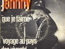 JOHNNY HALLYDAY QUE JE T'AIME RARE POCHETTE