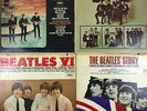 THE BEATLES 4-LP CAPITOL LOT: '65 / SOMETHING NEW / VI / STORY VG- to VG vinyl
