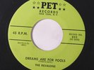 REVALONS: Dreams Are For Fools / This Is The Moment 45 rare Vocal Groups
