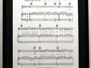 MEATLOAF /FRAMED SONGSHEET/ BAT OUT OF HELL (CAN BE PERSONALISED)