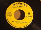 Gil Bernal - Can You Love a Poor Boy / 1967 Soul Ballad /  RCA Promo