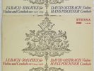 DAVID OISTRAKH PISCHNER BACH 6 VIOLIN SONATAS ETERNA STEREO 2LP 825798-799 NM