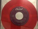 The Beatles Strawberry Fields Forever/Penny Lane 45 Red Vinyl In Frame