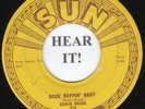 Edwin Bruce ROCKABILLY 45-Sun 276-Rock Boppin' Baby/More Than Yesterday  VG++/M-