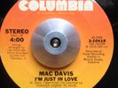 NORTHERN SOUL 45 Mac Davis - I'm Just in Love / Every Now and Then (Columbia)
