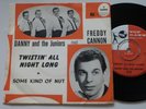 Mega rare Danny & the Juniors single 45 Twistin' all Night Long Sweden VG+/VG++