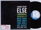 CANNONBALL ADDERLEY MILES DAVIS Somethin' Else BLUE NOTE LP Liberty mono