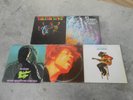 JIMI HENDRIX-5 LP'S-VINYL-SMASH HITS-ELECTRIC LADYLAND-ROOTS OF-RAINBOW BRIDGE