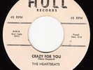 HEARTBEATS - Hull 711 (pink) - Crazy for You (Shane Sheppard credit) - 1st press