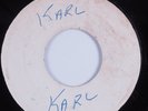 Reggae Blank 45 CEDRIC DM BROOKS Love Jah STUDIO ONE HEAR